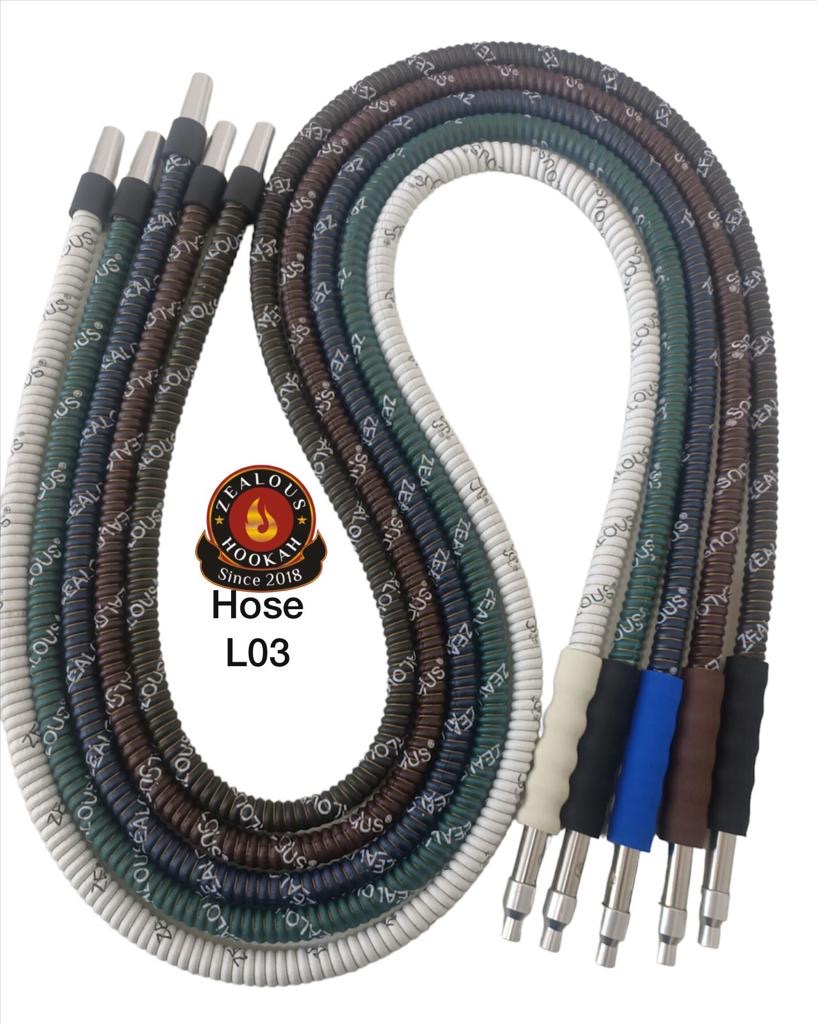 Zealous leather hookah hose pipe number -L03