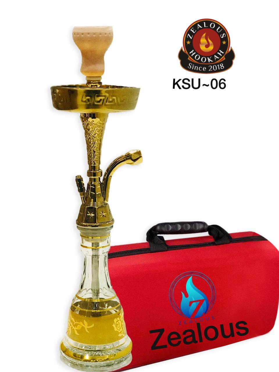 Zealous Egyption Golden Hookah KSU-06